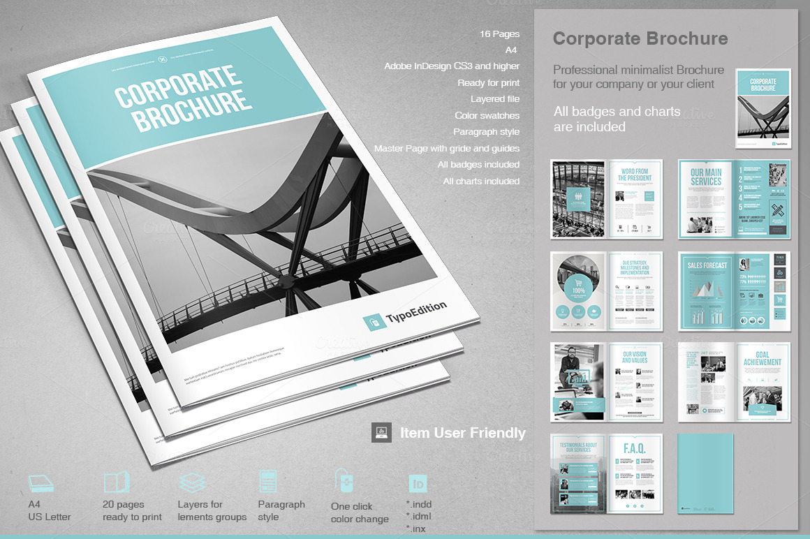 Modern Corporate Brochure Template