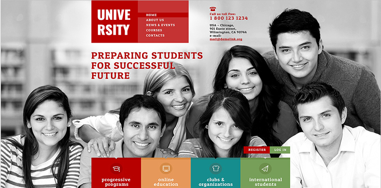 University Website Themes