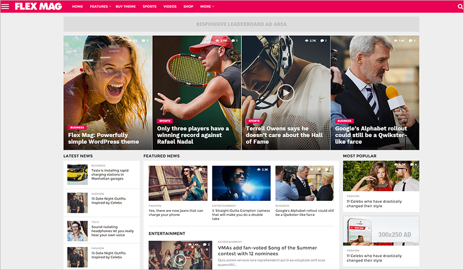 2015 Best WordPress Blogging Theme