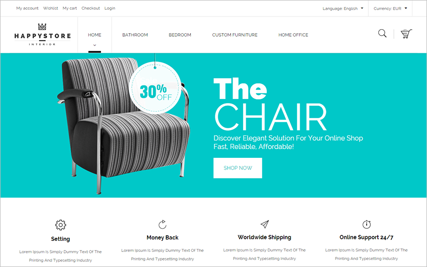 Accessories & Fashion Store PrestaShop Template