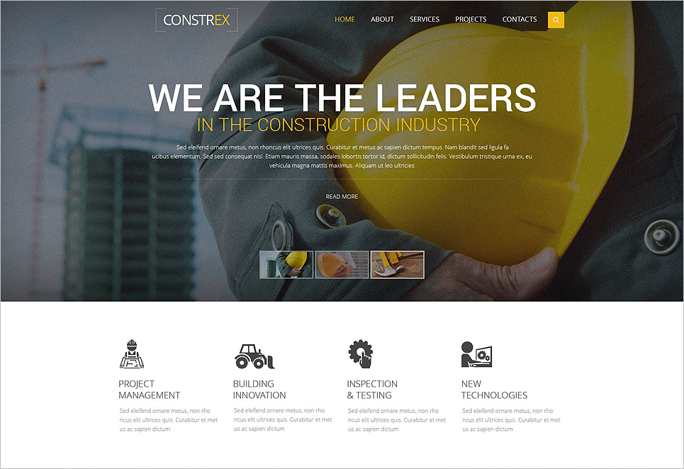 Architecture Responsive Website Template