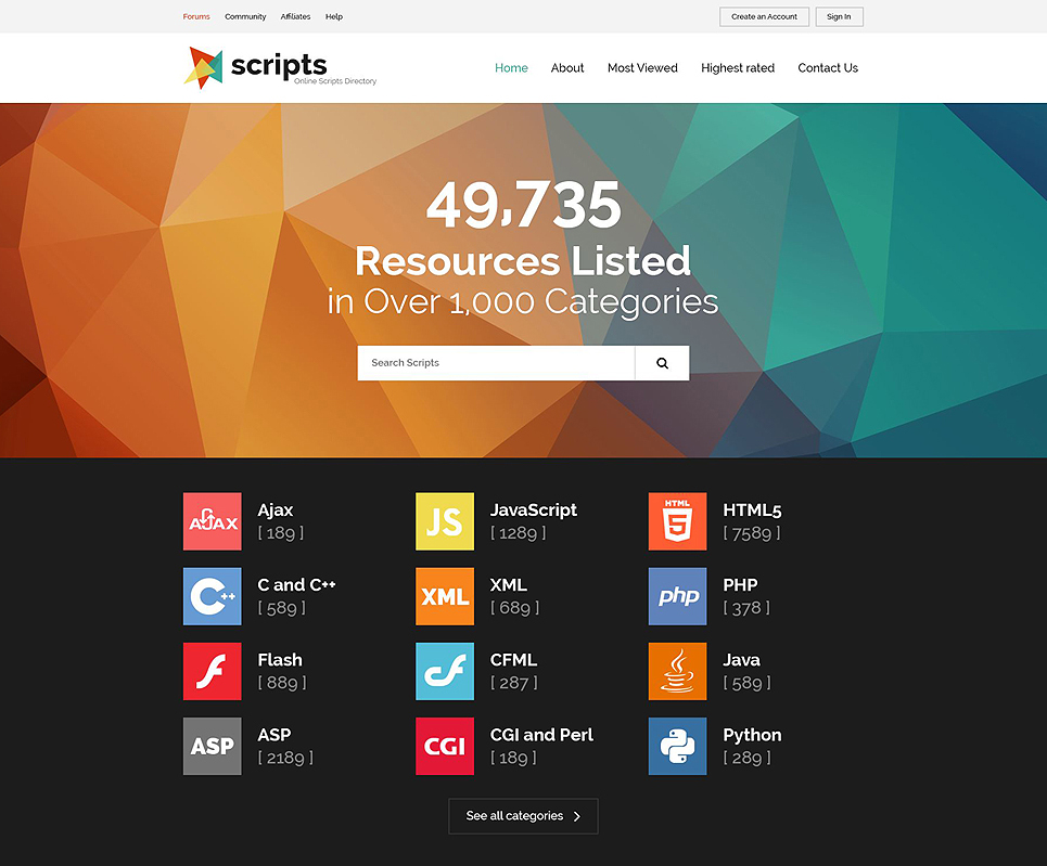 Bootstrap Website Template for Technology
