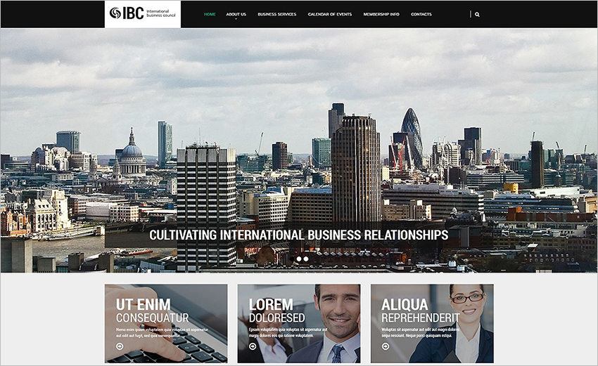 Business HTML Template 2015
