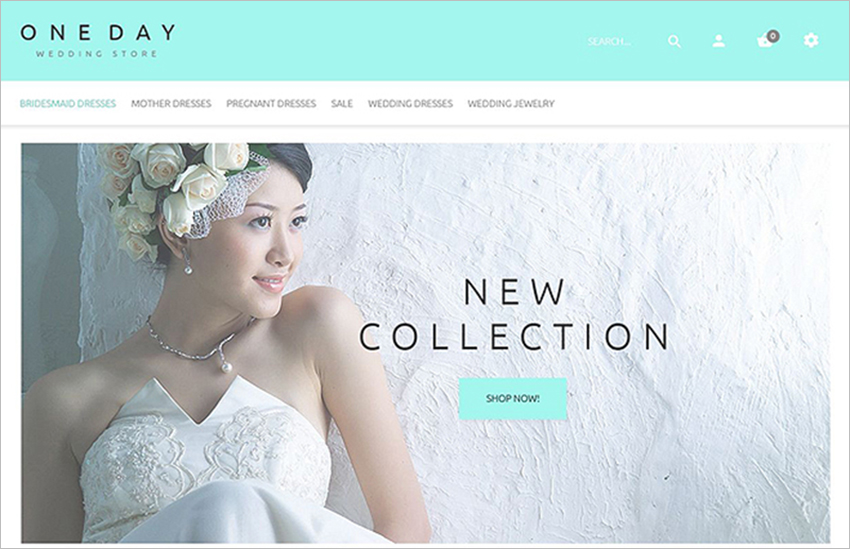 Complete Bridal Shopping OpenCart Template