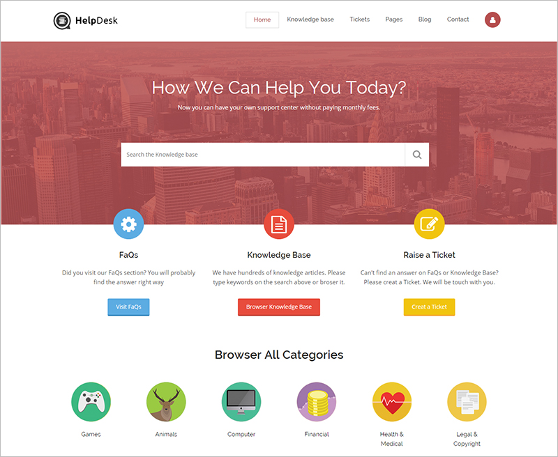 Customer Service Business Drupal Theme