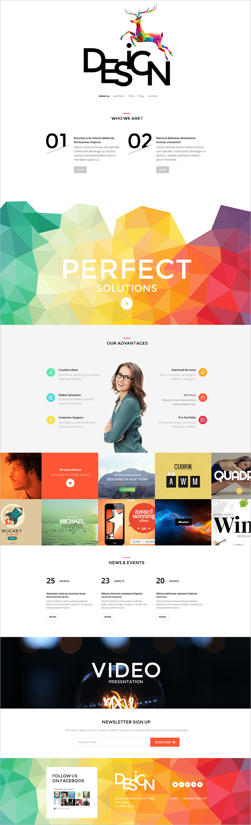 Design Business Blog Joomla Template