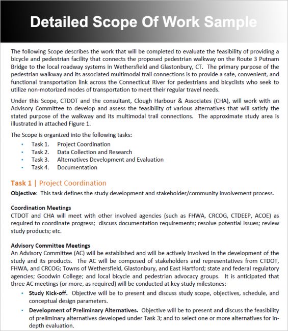 10+ Scope of Work Templates: Streamline Project Planning