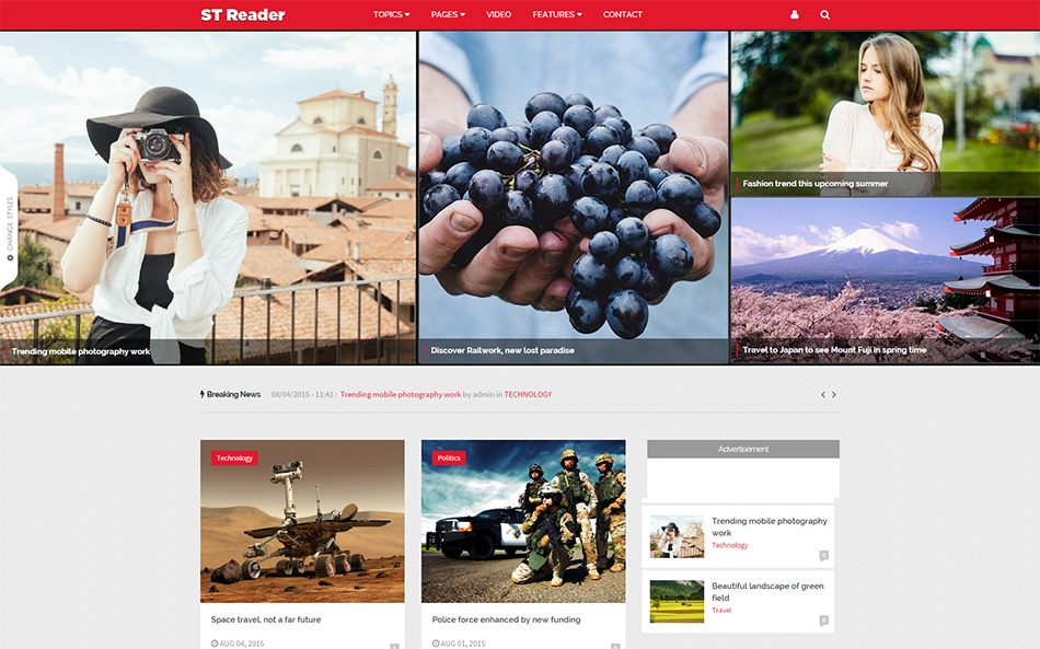 Drupal Dheme For News & Magazine Websites
