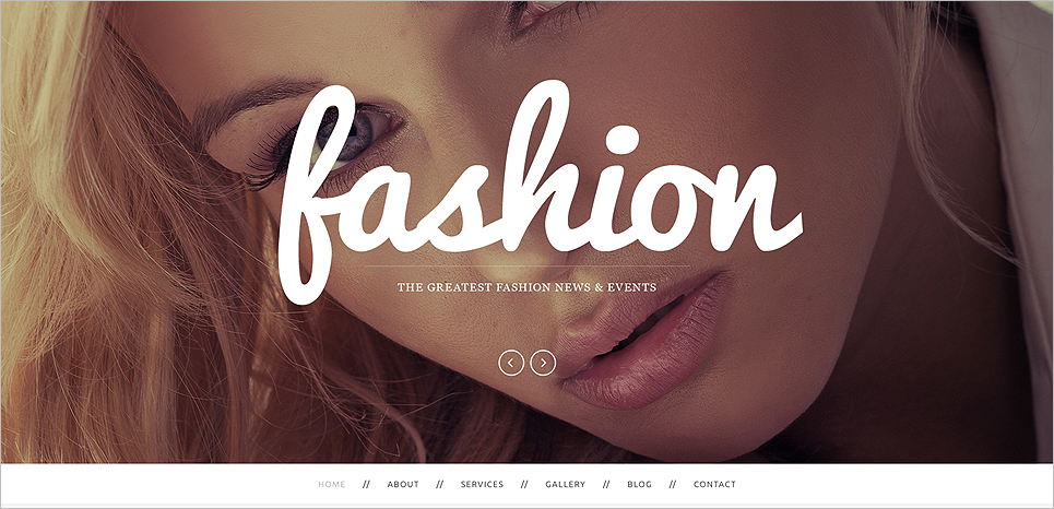 Drupal Fashion Template
