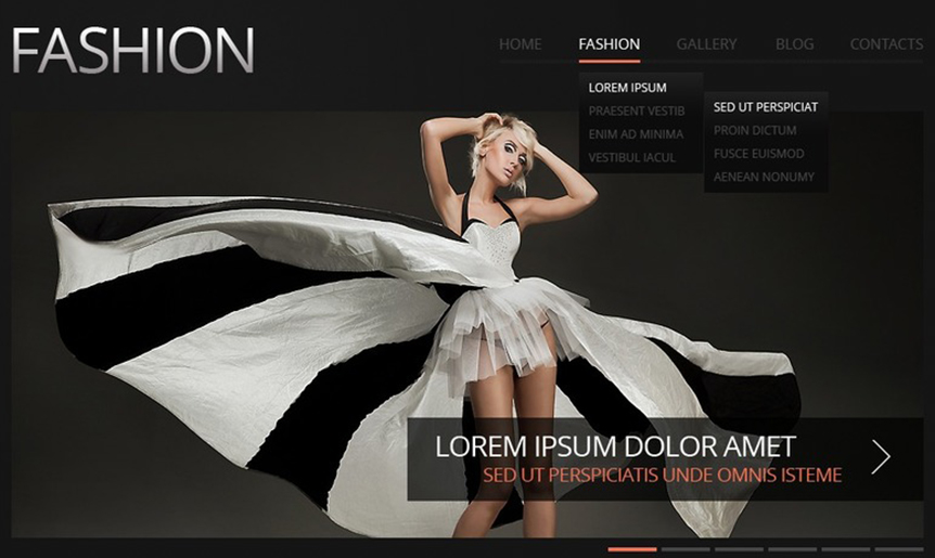 Fashion Responsive Drupal Template