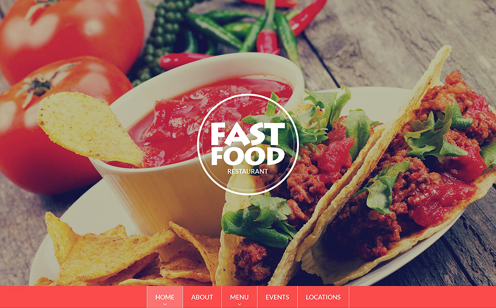 Fast Food Restaurant Drupal Template