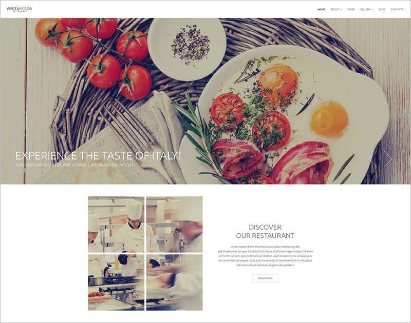 Food & Restaurant Drupla Theme