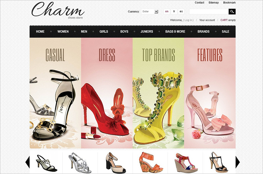 Footwear Store PrestaShop Template