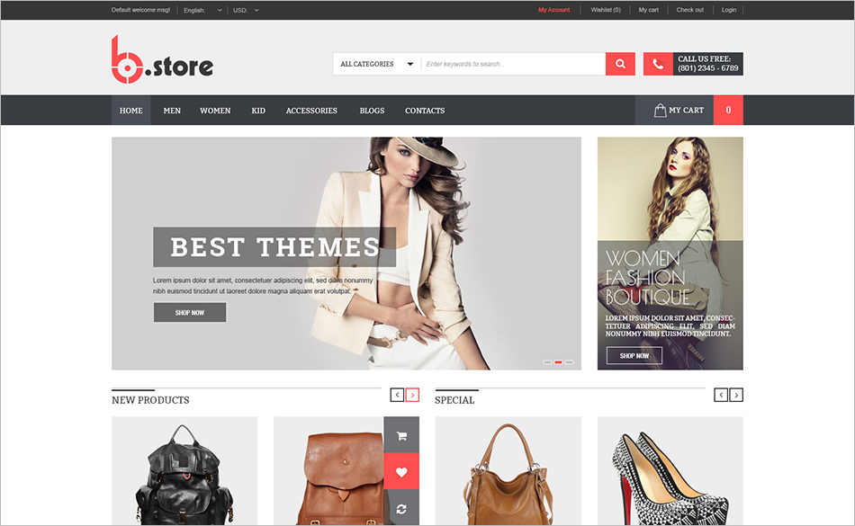 Fully Fashion Responsive Magento Theme