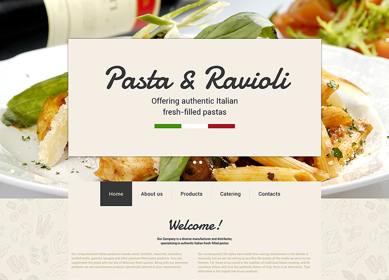 Italian Restaurant Website Template