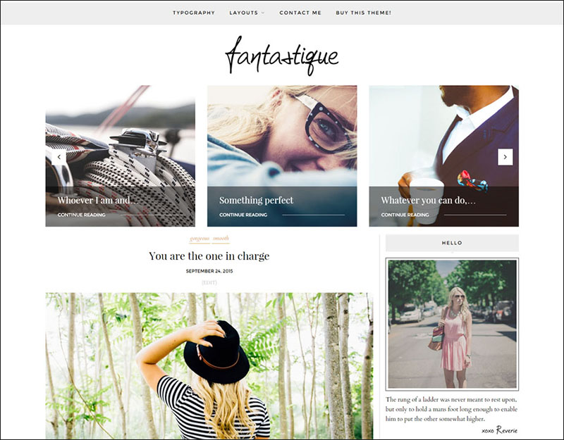 Light WordPress Blog Theme