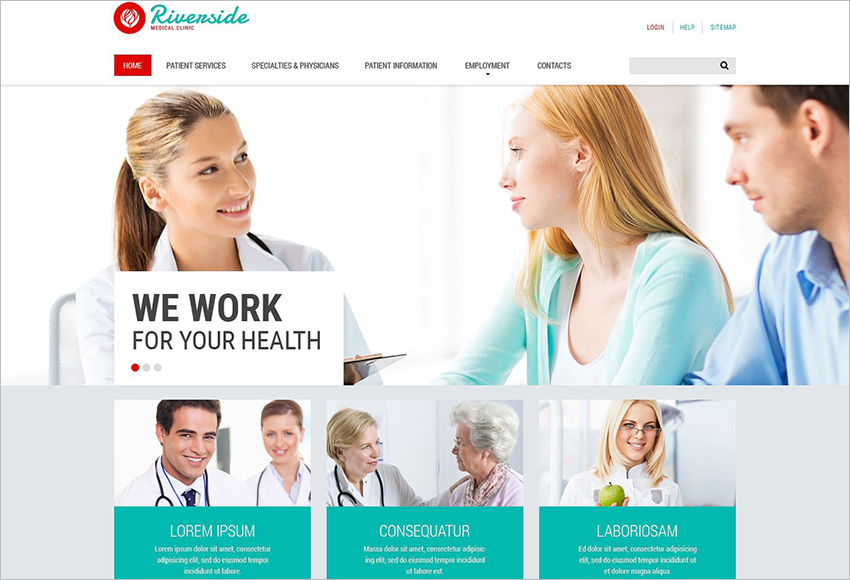Medical Theme Built On HTML5 & CSS3