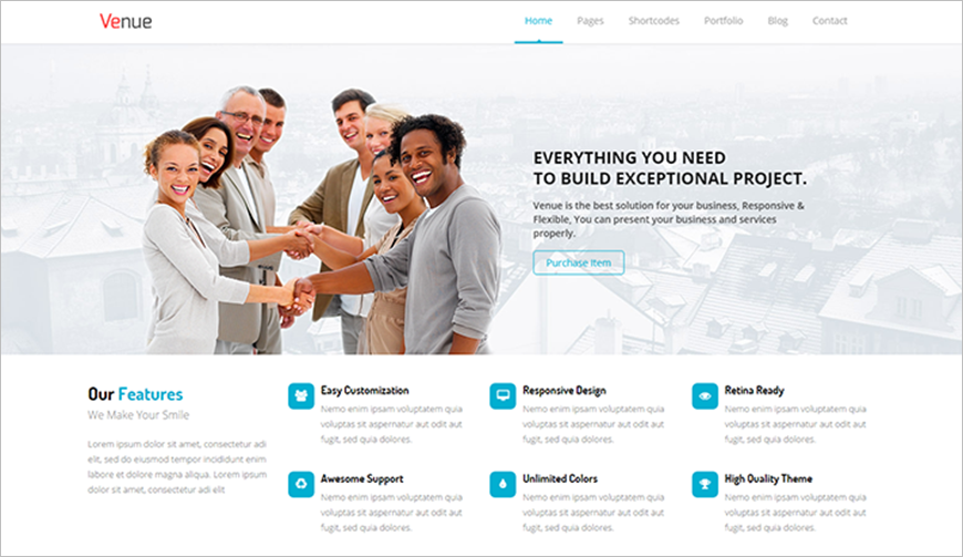 Multipurpose HTML5 Business Template