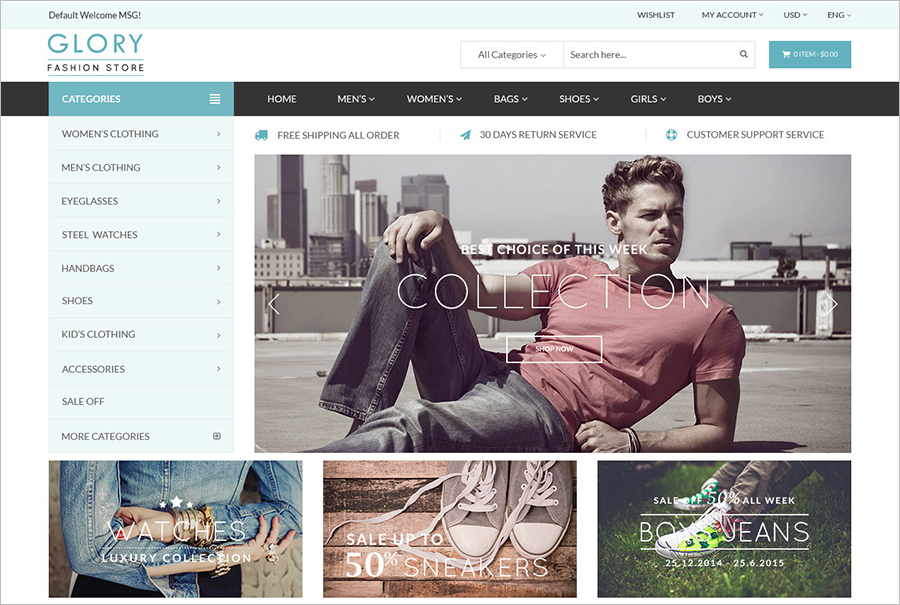 Multipurpose Online Store OpenCart Theme