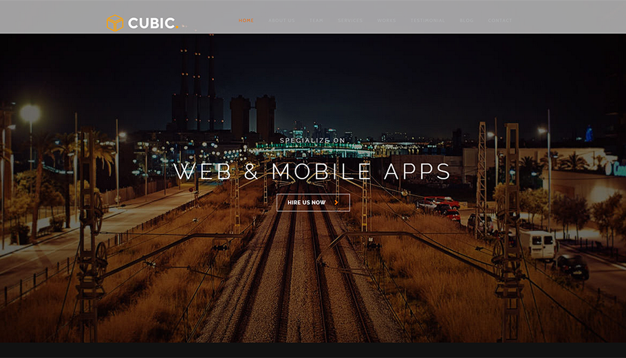 One Page Gallery Bootstrap Template