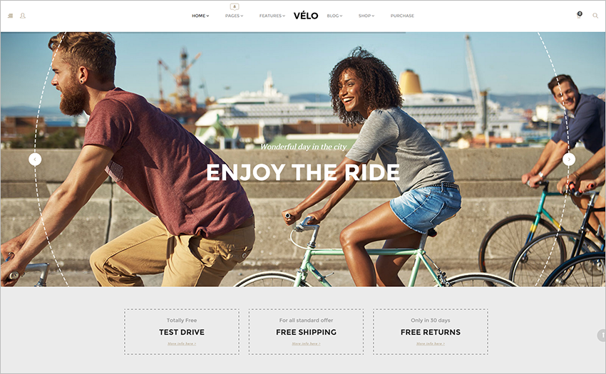 Online Bike Store Responsive WooCommerce Business Theme