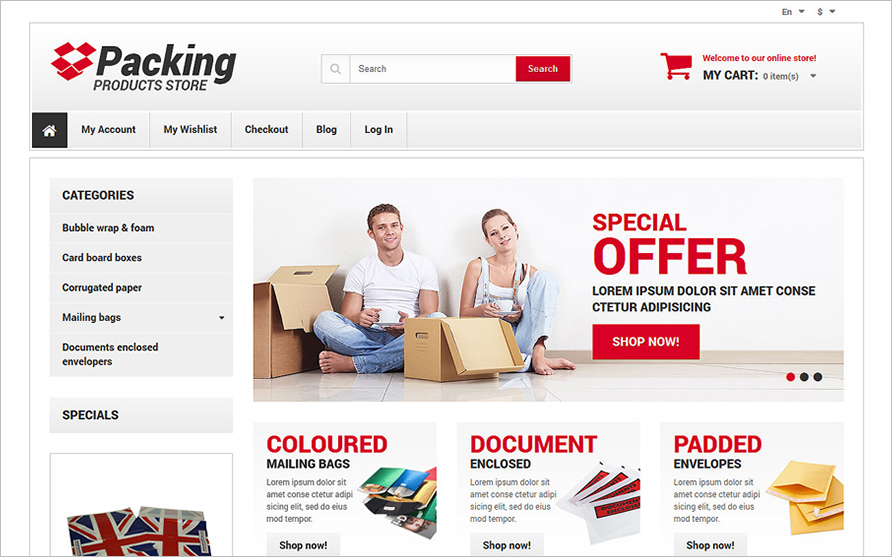 Online Business Responsive Magento Theme