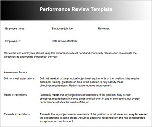 26+ Employee Performance Review Templates Free Word, Excel Formats