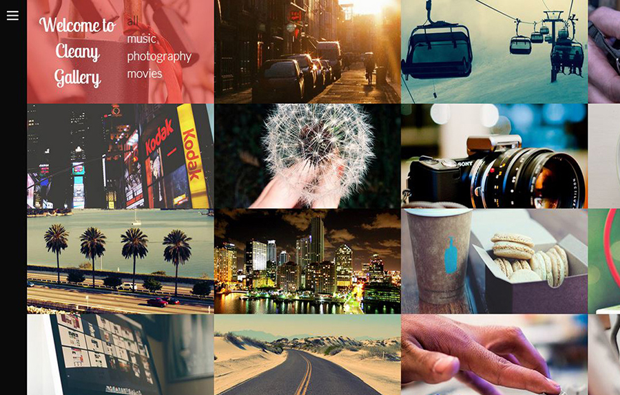 Portfolio Gallery Website Bootstrap Template 