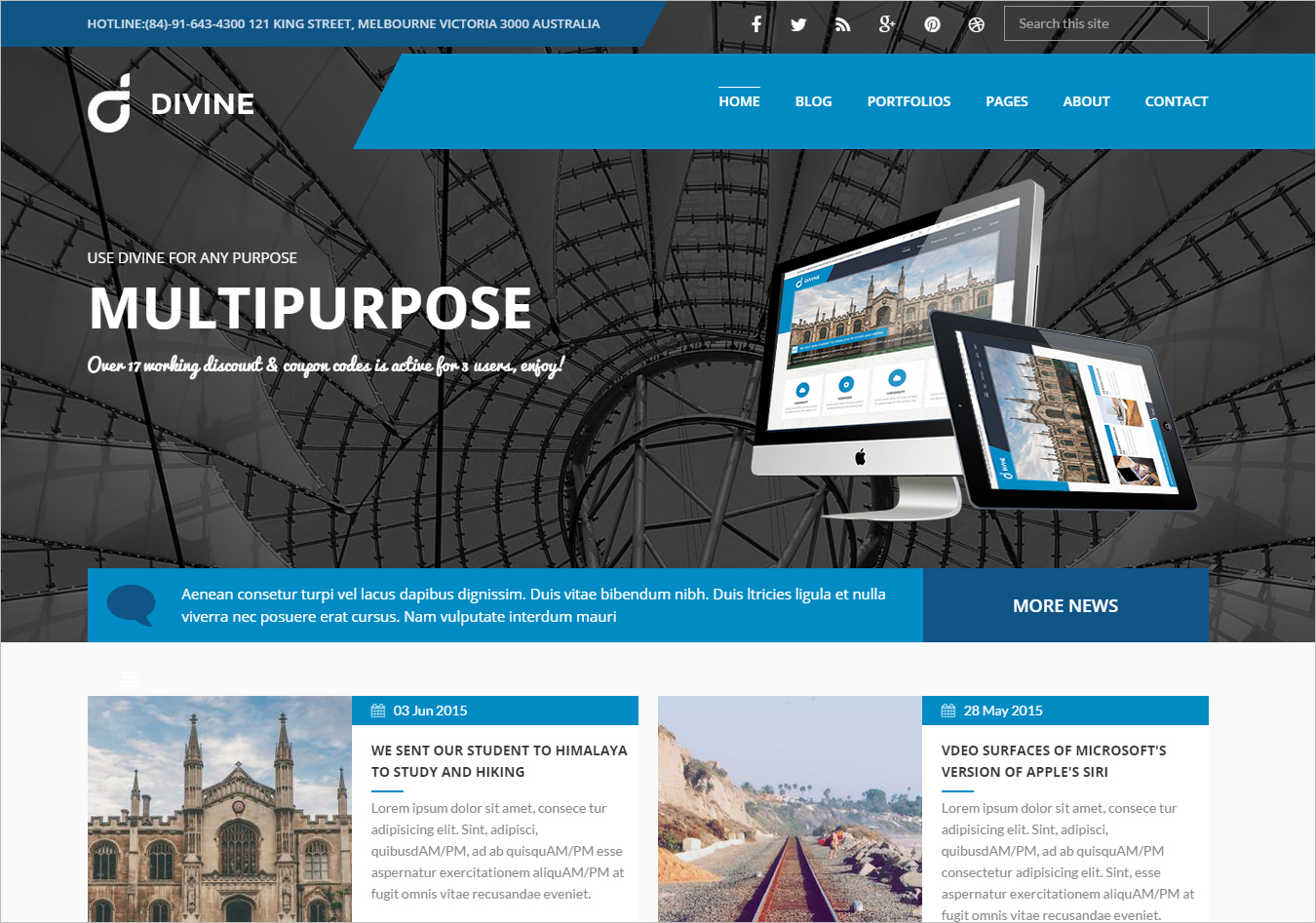 Professional Business Drupal 7 Theme