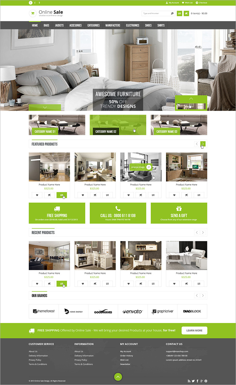 Real Estate Responsive Website Template
