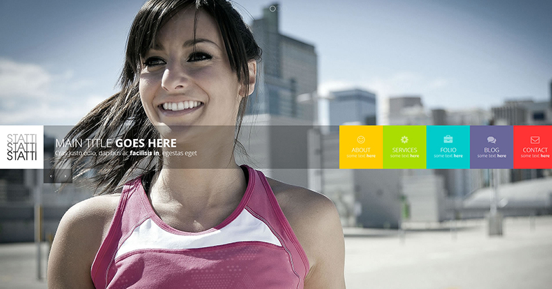 Responsive Bootstrap Animated Template