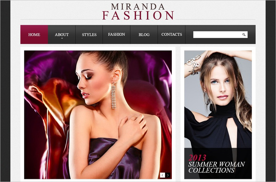 Responsive Drupal Fashion Template