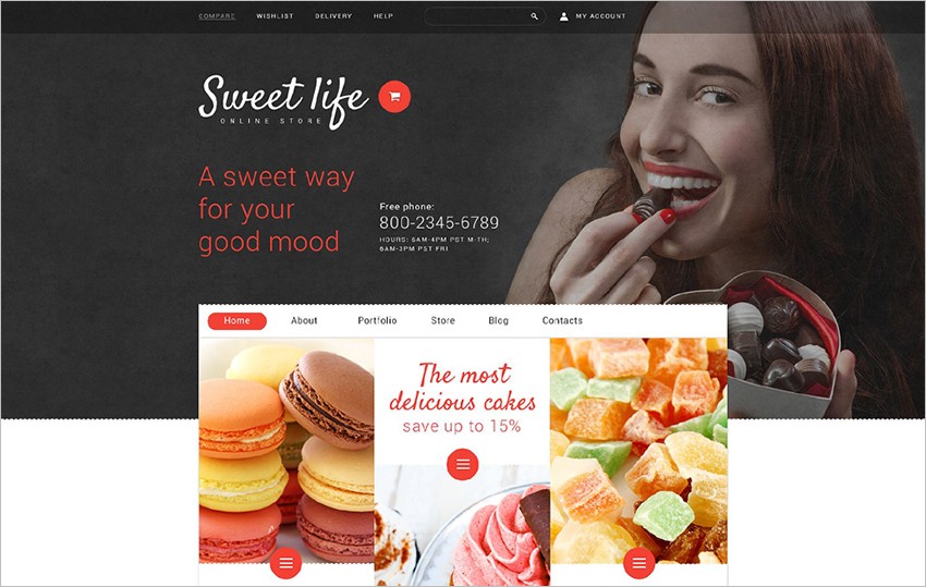 Responsive Food & Restaurant WooCommerce Theme