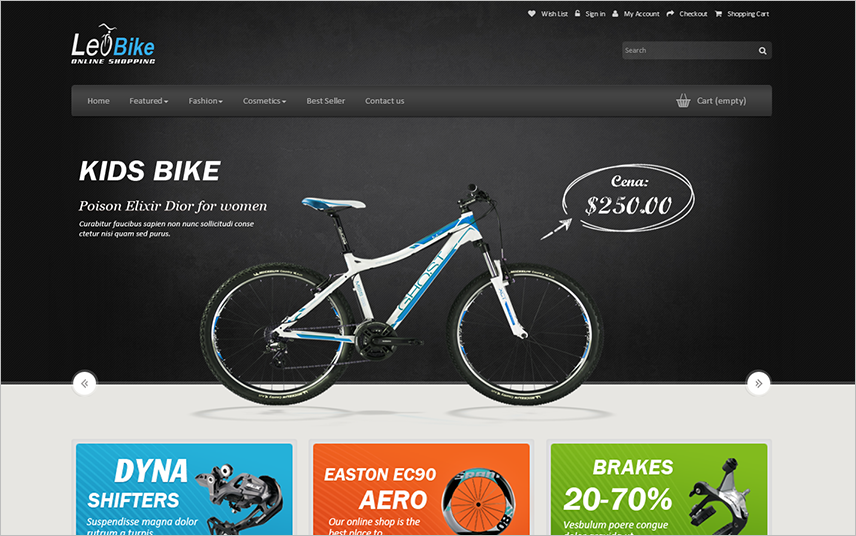Responsive Prestashop Template With Multi Layouts