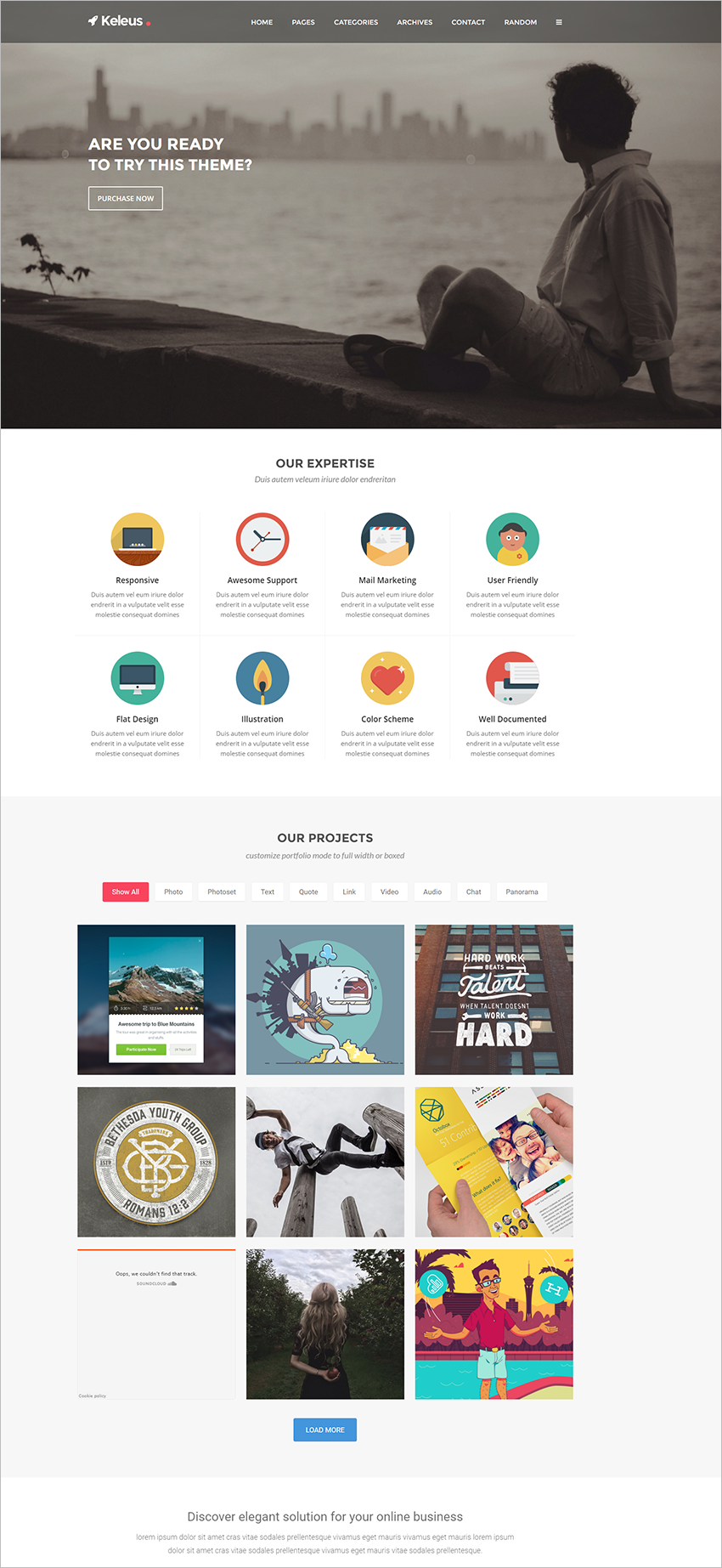 Responsive Tumblr Business Blogging Theme