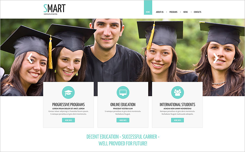 Responsive University System Drupal Theme