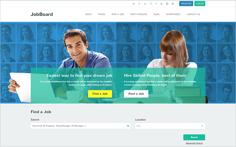 Responsive WordPress Theme With Jquery Slider & Carousel
