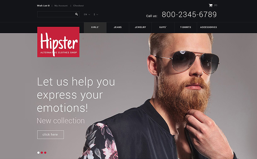 Responsive eCommerce Site With Added JQuery 