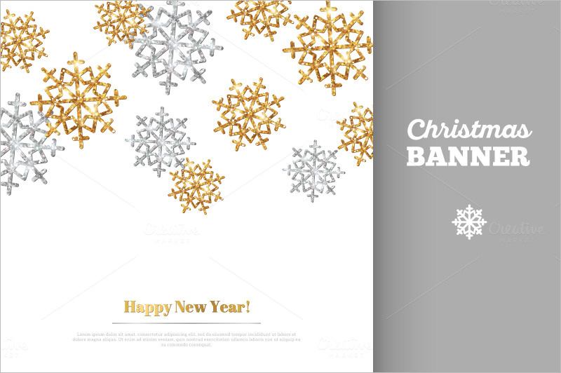 Snowflakes Christmas Banners