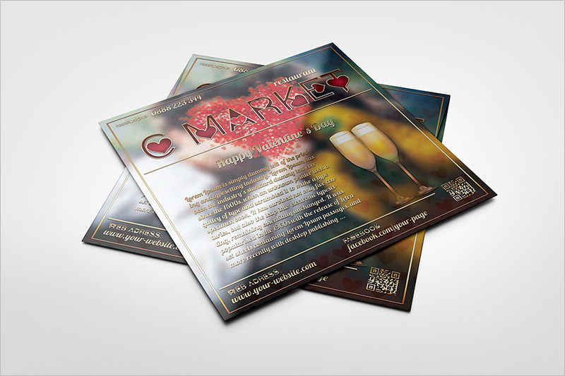 Valentine Brochure Template