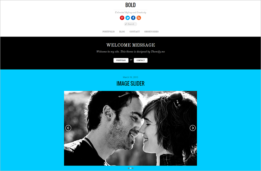 WP Blogging Theme With List and Gridview Layout Options