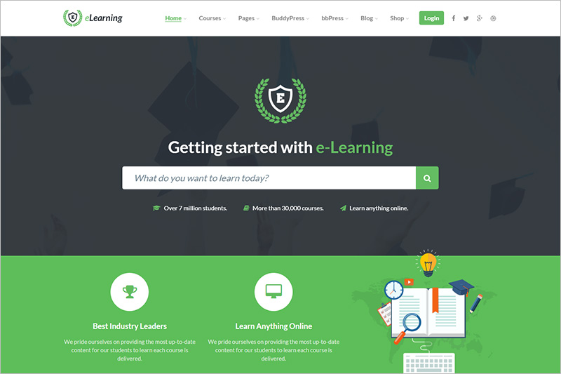 WordPress e Learning Theme