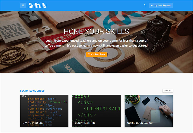 Wordpress Online Learning Theme