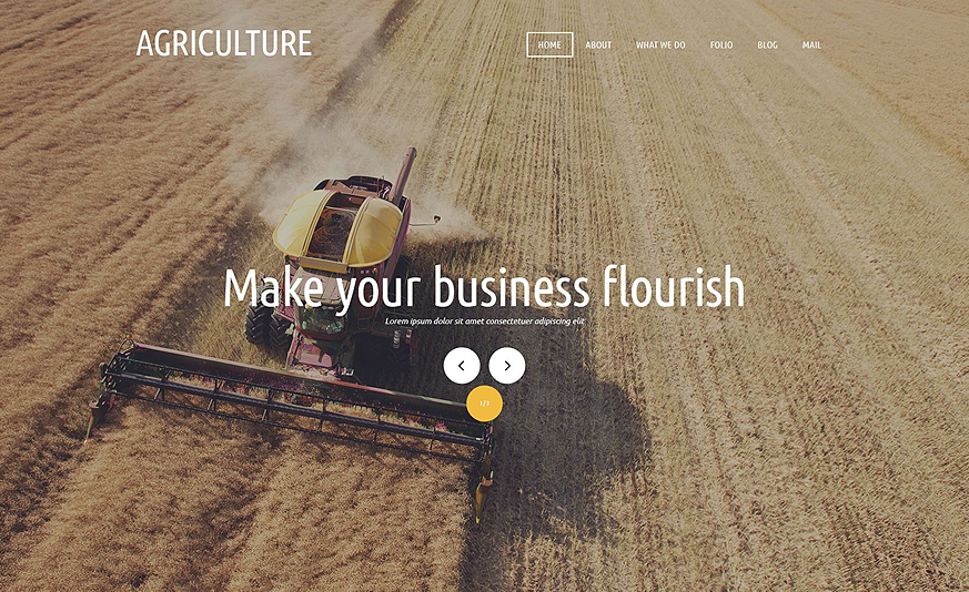 Agricultural Organization Joomla Template