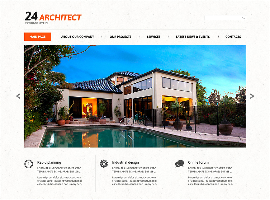 Architecture Joomla Template