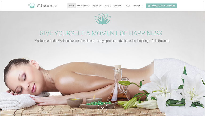  Beauty Spa WordPress Theme