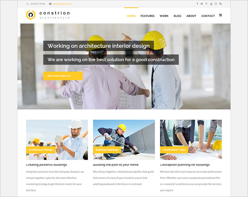 Builder Joomla Template