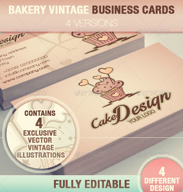 Cake Design Business Cards