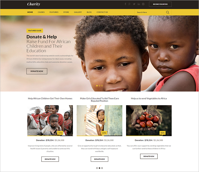 Charity HTML Theme