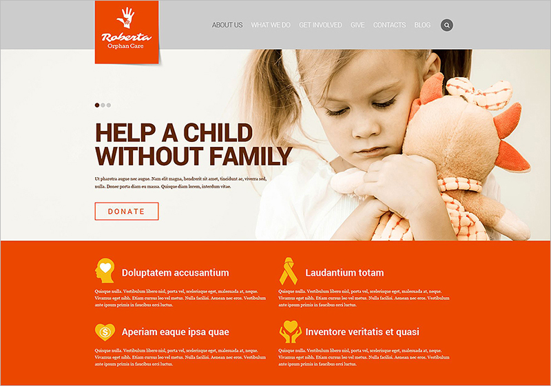 Charity Responsive HTML Website Template